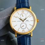 Swiss Grade 1 Replica IWC new Portofino Yellow Gold Watch 45mm